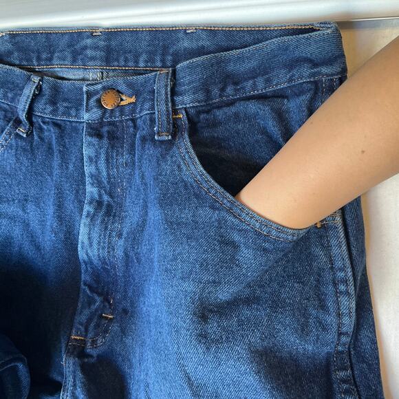 Rustler Men Jeans size 34 x 32 Blue Mid Rise Straight Leg Boot Cut - Picture 7 of 12